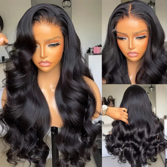 Wear Go HD 250 Density 13x6 Body Wave Lace Frontal Human Hair Wig 30 40 Inch 13x4 Lace Front Wigs Brazilian 5x5 Closure Glueless