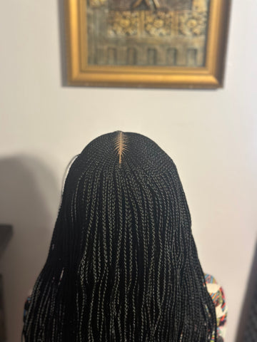 Cornrow braided wig
