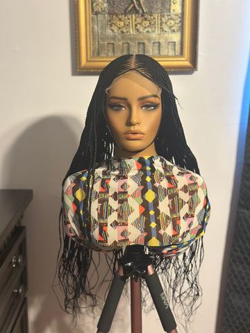 Cornrow braided wig