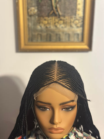 Cornrow braided wig