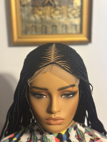 Cornrow braided wig