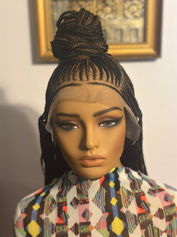 Cornrow Braided Lace Wig