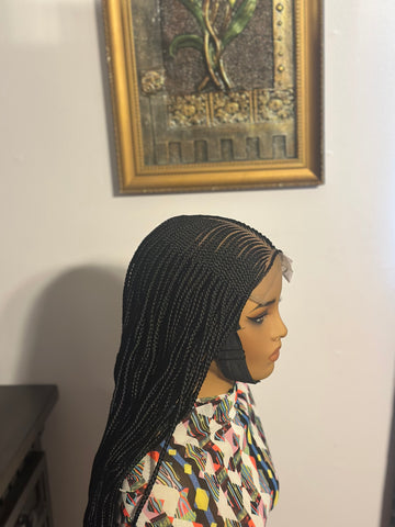Cornrow braided wig