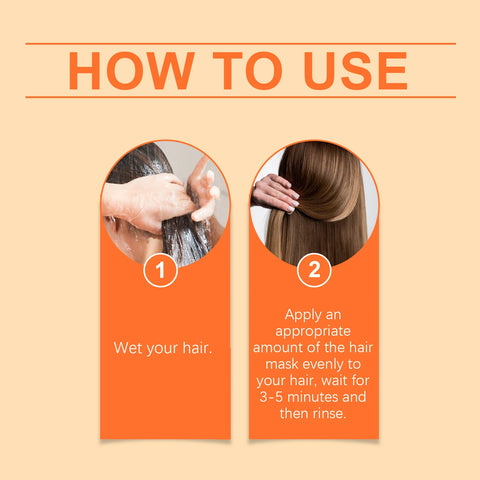 Hoegoa Collagen Repair Hair Mask Deep Moisturizing Reduce Frizz and Trangle Restoring Shine Repair Breakage Nourishing Hair Mask