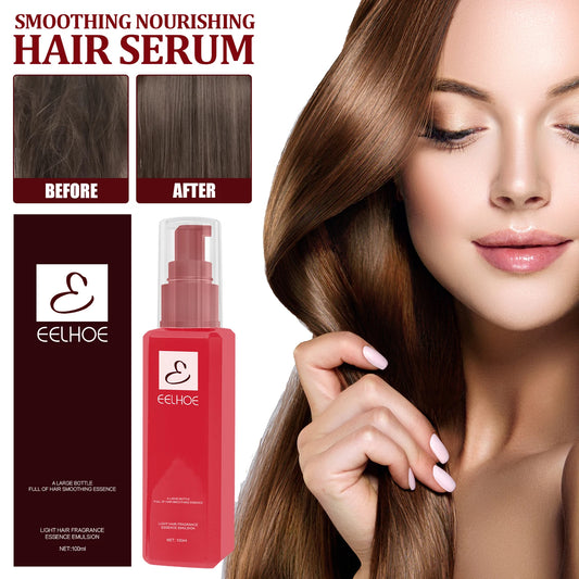 Eelhoe 100ml Hair Smoothing Conditioner Keratin Leave In Improve Dryness Curly Anti Frizz Repair Hair Damage Nourish Scalp Serum