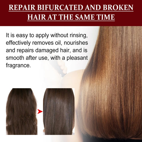Eelhoe 100ml Hair Smoothing Conditioner Keratin Leave In Improve Dryness Curly Anti Frizz Repair Hair Damage Nourish Scalp Serum