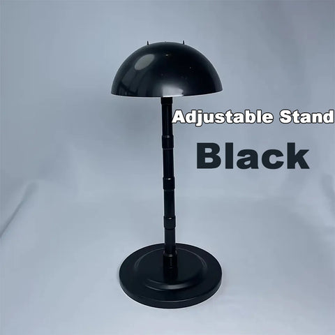 Adjustable Wig Hat Display Stand Portable Detachable Round-Top Mushroom Stand Holder For Styling Portable Dryers Hat Accessories