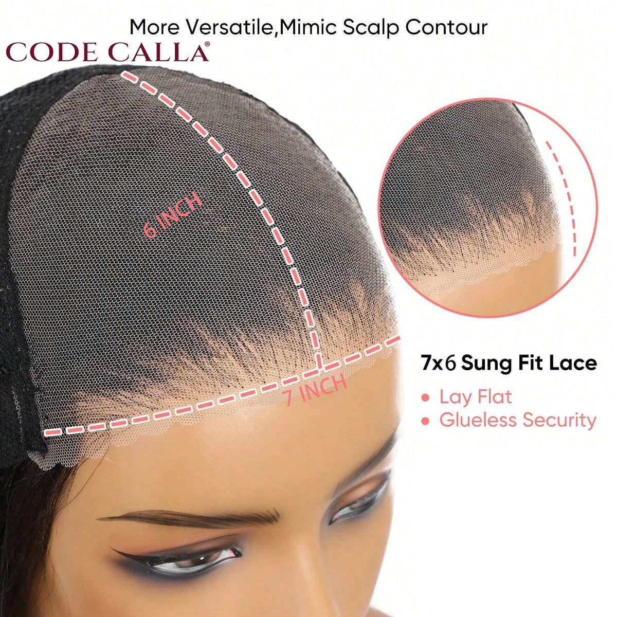 7x6 Glueless Wear and Go Wigs for Beginners Lace Front Wigs for Black Women Human Hair Short Straight Bob Human Hair Wigs