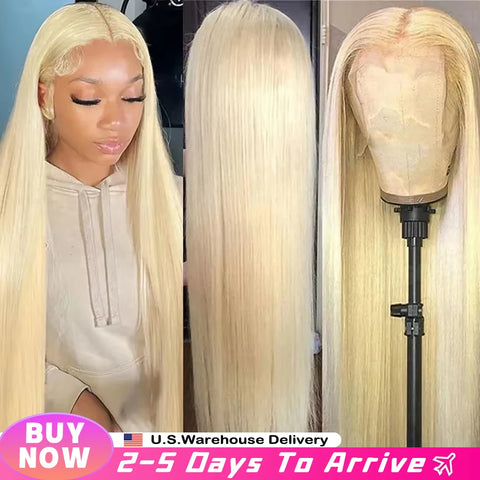 30 Inch 613Blonde 250Densit 13x6 HD Lace Front Wig Human Hair Straight Brazilian 13x4 Transparent Lace Human Hair Wigs For Women