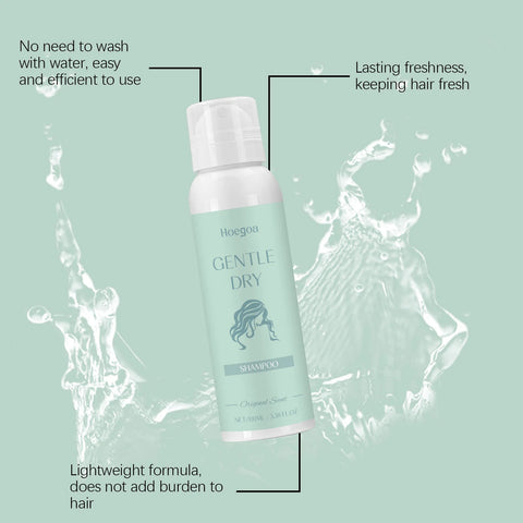 Hoegoa No Rinse Hair Dry Shampoo Spray Oil Control Volumizing Refreshing Fluffy Root Lifting Fresh Scent Hair Dry Shampoo Mist