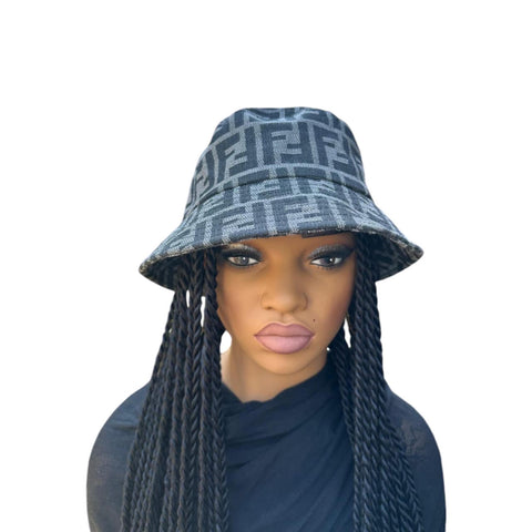 E4- Two Strand Twist Wig with Bucket Cap