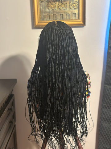 Cornrow braided wig