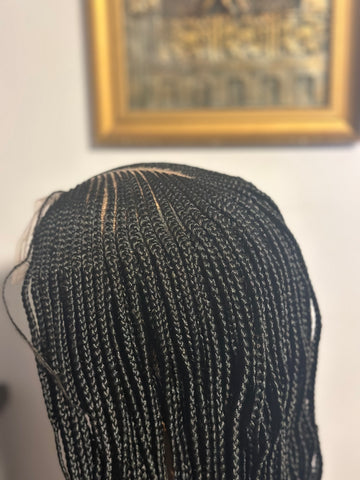 Cornrow braided wig