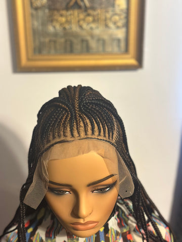 Cornrow Braided Lace Wig