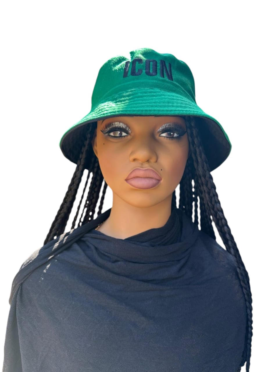 E5- Two Strand Twist with Green Bucket Cap