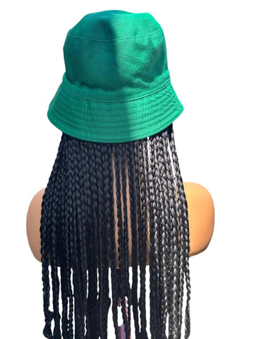 E5- Two Strand Twist with Green Bucket Cap