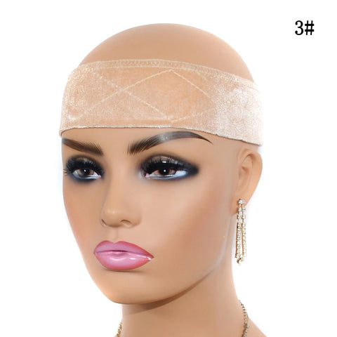 Velvet Adjustable No-Slip Headband Wig Grip Band Secure Fixed Design Hair Accessory for Keeping Wig in Place