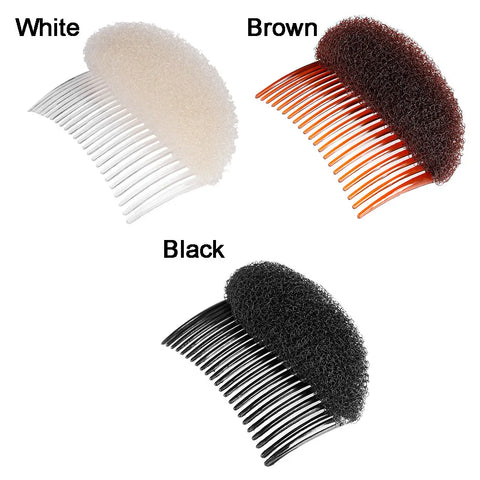 1PC Portable Modelling Fluffy Sponge Clip Stick Hair Modelling Braid Tool Women Fashion Bun Maker Hair Styling Accessories Hot