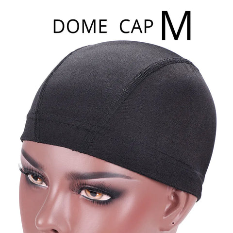 Nunify 1PCS S M L Wholesale Spandex Dome Cap For Bonnet Perruque Black Hairnet Dome Cap Swimming Wig Accessories Wholesale