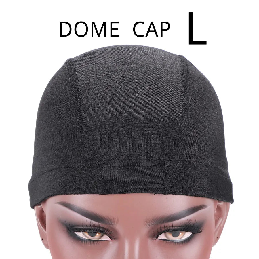 Nunify 1PCS S M L Wholesale Spandex Dome Cap For Bonnet Perruque Black Hairnet Dome Cap Swimming Wig Accessories Wholesale