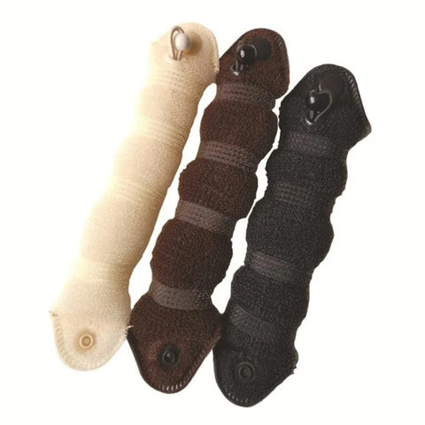 2PCS Hair Bun Maker Donut Magic Foam Sponge Easy Big Ring Former Hair Styling Tools Accessories For Girls Hair Donut Braider