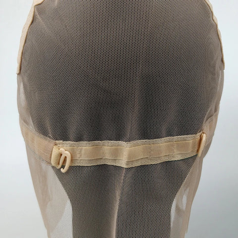 Full-Lace-Wig-Caps Wig Base For Hand Made Wigs With Adjustable Straps Glueless Weaving Full Lace Caps