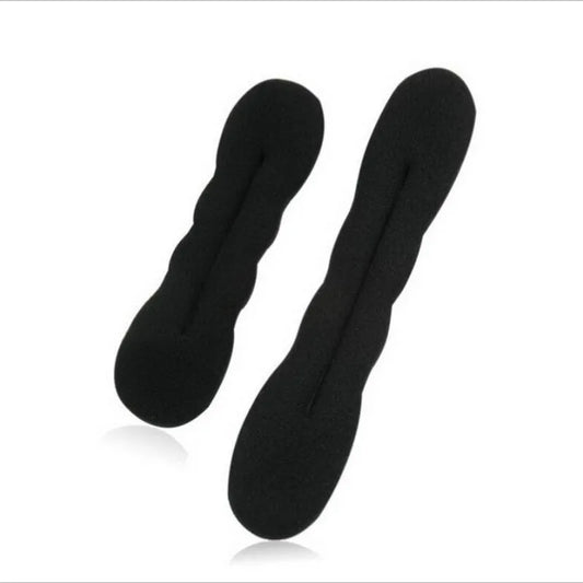 2PCS Hair Bun Maker Donut Magic Foam Sponge Easy Big Ring Former Hair Styling Tools Accessories For Girls Hair Donut Braider