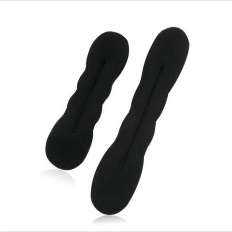 2PCS Hair Bun Maker Donut Magic Foam Sponge Easy Big Ring Former Hair Styling Tools Accessories For Girls Hair Donut Braider