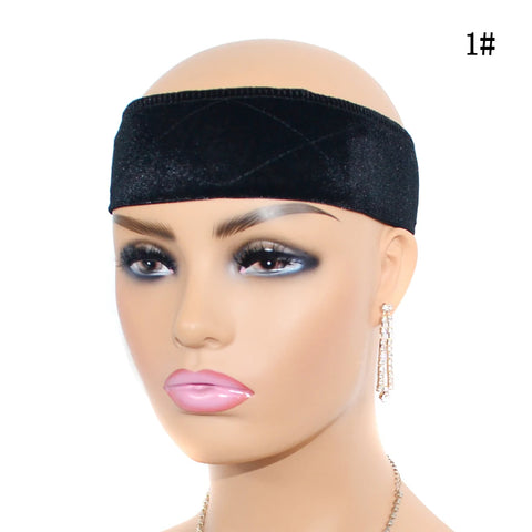 Velvet Adjustable No-Slip Headband Wig Grip Band Secure Fixed Design Hair Accessory for Keeping Wig in Place