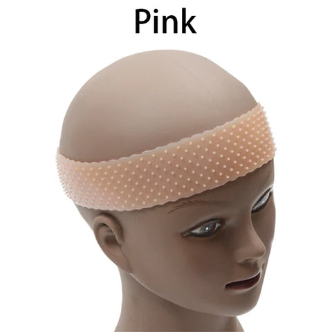 Silicone Wig Headband 1Pc Non-Slip Elastic Wig Grip Band for Fix Wigs for Women Men Wigs Accessories 5 Colors Optional