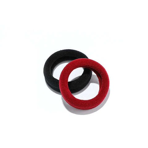 2/5/10 Pcs/Set Women Girl Simple Solid Width Scrunchies Rubber Bands Lady Soft Elastic Hair Band Female Fahsion Hair Accessories