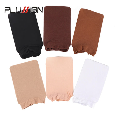 Plussign 1Pack 2Pcs Hair Wig Cap Wholesale Brown Stocking Wig Caps Professional Package Hair Net Blonde Dark Brown Hairnet