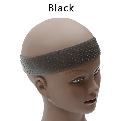 Silicone Wig Headband 1Pc Non-Slip Elastic Wig Grip Band for Fix Wigs for Women Men Wigs Accessories 5 Colors Optional