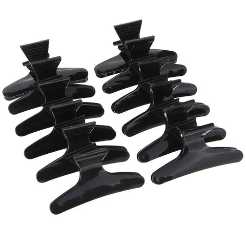 1/6/12pcs Butterfly Hair Clips Woman Girl's Hairpins Styling Holding Tools Hair Section Claw Clamps Pro Salon Hair Accessories