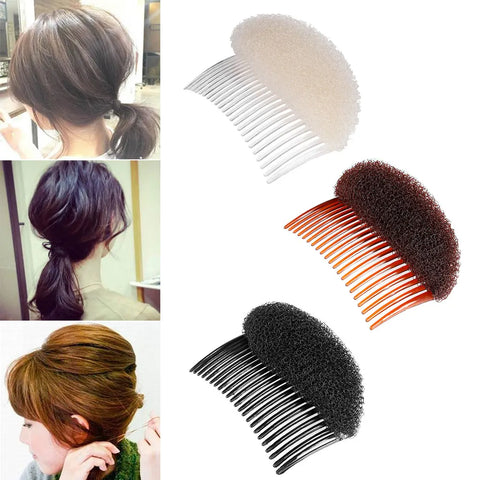 1PC Portable Modelling Fluffy Sponge Clip Stick Hair Modelling Braid Tool Women Fashion Bun Maker Hair Styling Accessories Hot