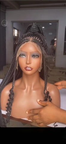 B5- Fulani Braided Lace Wig