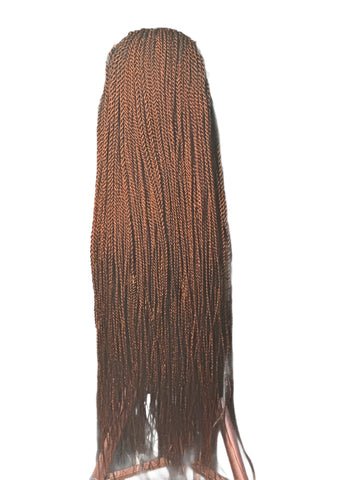 D1- Fulani Braided Lace Wig with baby hair