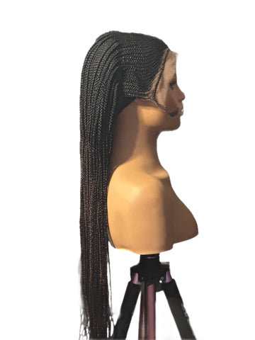 B1- Braided Cornrow Lace Wig