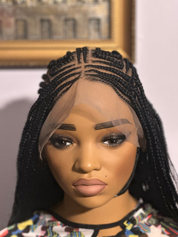 A4-Tribal Boho Braided Wig