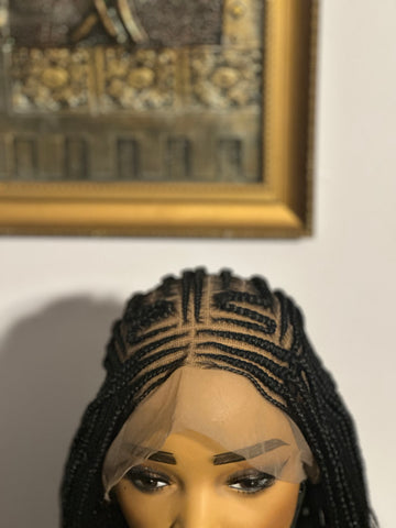 A4-Tribal Boho Braided Wig