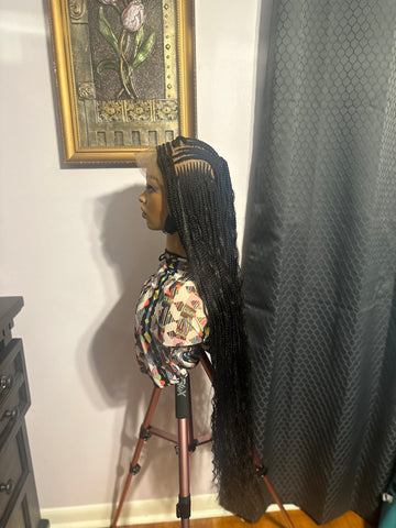 A4-Tribal Boho Braided Wig