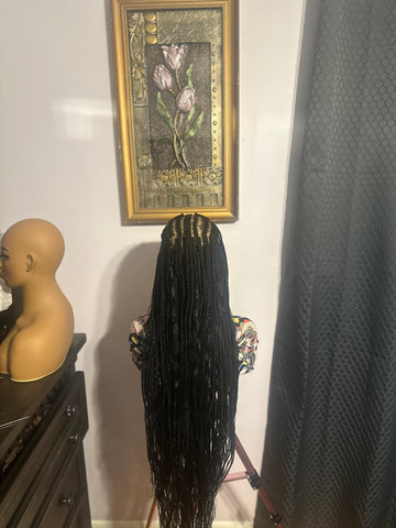 A4-Tribal Boho Braided Wig