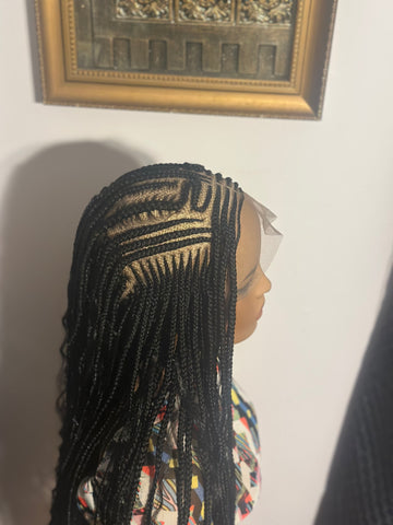 A4-Tribal Boho Braided Wig