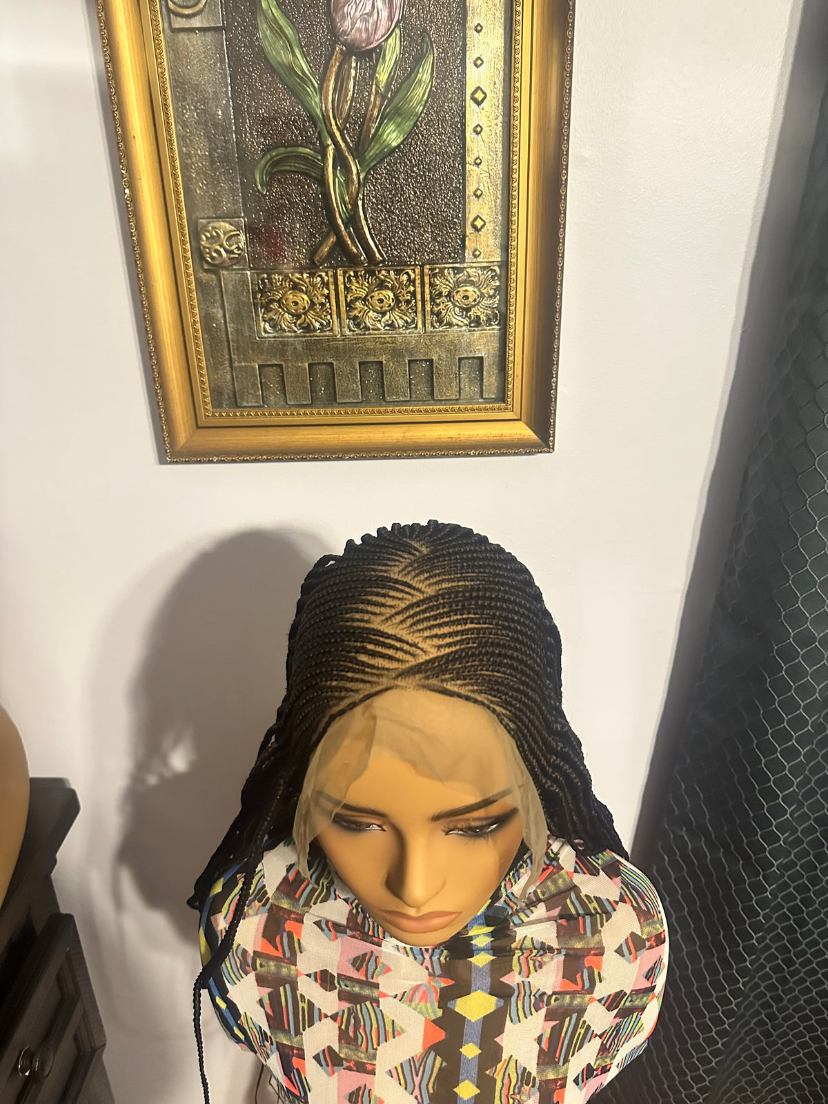 A9-Cornrow Braids Lace Wig