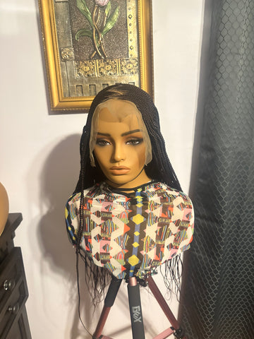 A9-Cornrow Braids Lace Wig