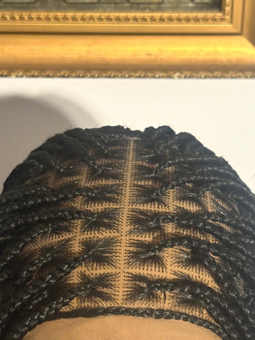 A10-Ombre Knotless Box Braid Lace Wig