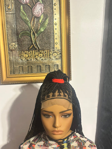 A10-Ombre Knotless Box Braid Lace Wig