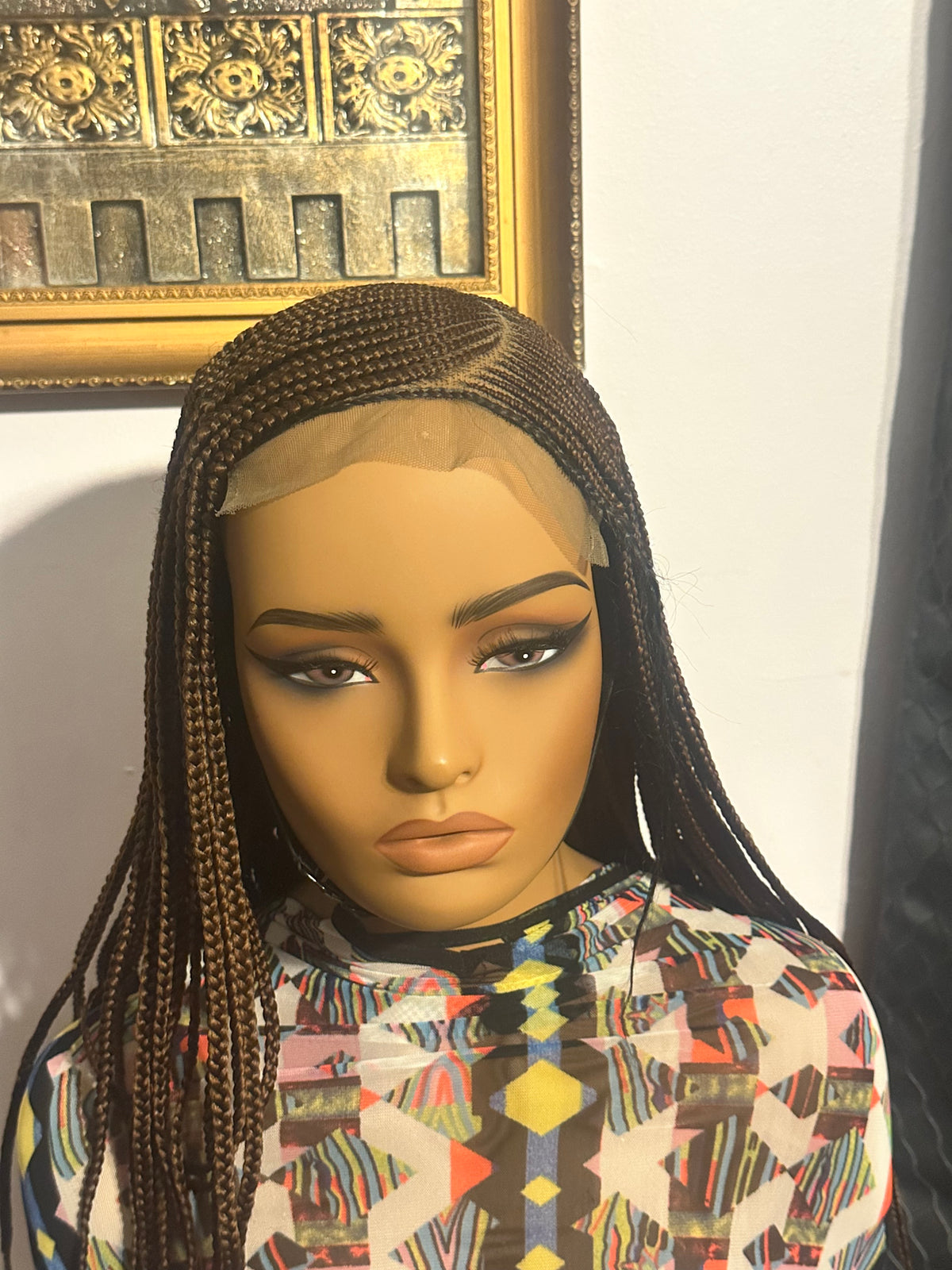 A7- Side Part Lace Braided Wig