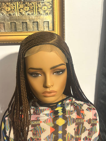 A7- Side Part Lace Braided Wig