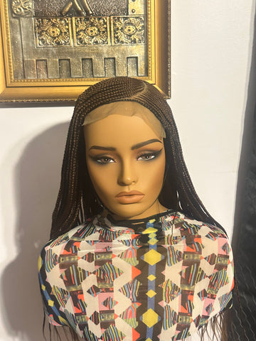 A7- Side Part Lace Braided Wig